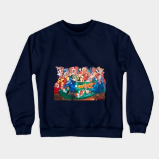 Poker Night Cut Crewneck Sweatshirt